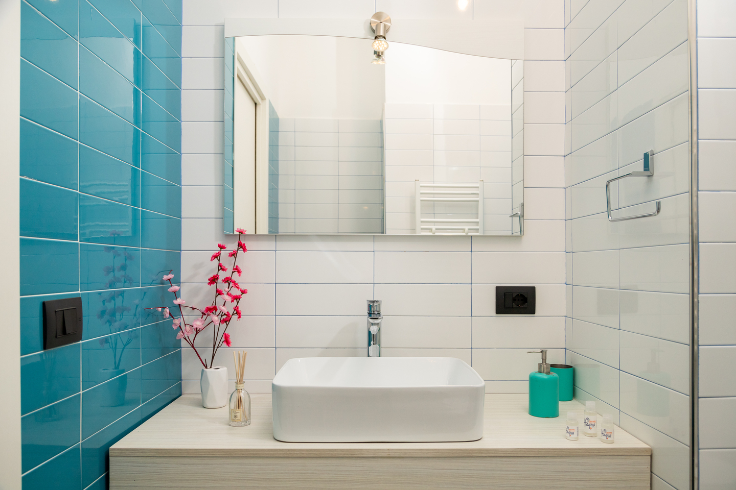 bagno specchio lavandino gaia
